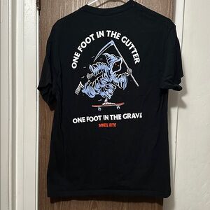 Wheel Bite - Black T-Shirt - Men”s - LARGE